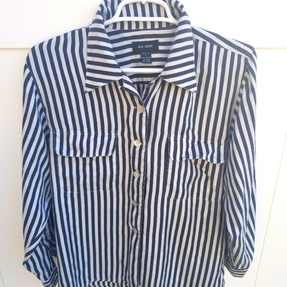 Silk House 100% silk blouse